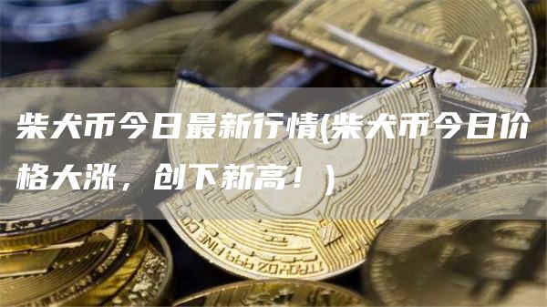 柴犬币今日最新行情 - 柴犬币今日价格大涨，创下新高！